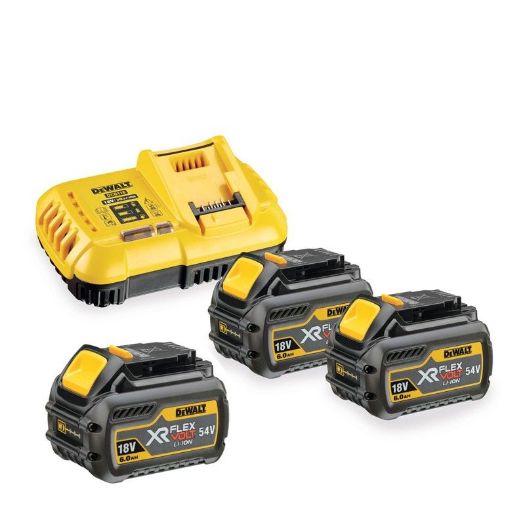 Dewalt brzi punjač XR Flexvolt sa 3 baterije 54V, 6.0Ah