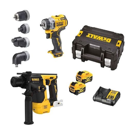 DeWALT set aku alata12 V, 2x5,0 Ah + kofer