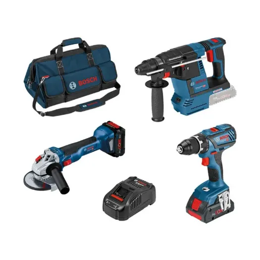 Bosch set aku alata GBH180+GWS180+GSR18-50+2x5AH