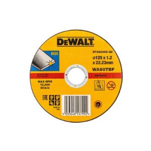 DeWalt rezna ploča za rezanje Inoxa 125 mm x 1,2 mm x 22,23 mm