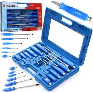 Set udarnih odvijača od 12 komada, CrV