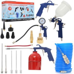 Pneumatski set alata, pištolj za farbanje, pumpanje, ispuhivanje 18u1