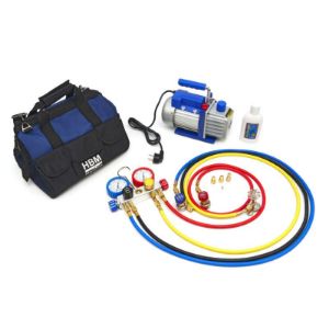 Vakuum pumpa s dvostrukim manometrom 85 lit/min