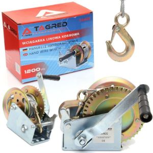 Profesionalno mehaničko vitlo na sajlu od 10 m, 544 kg 