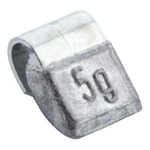 Clip-on utezi za čelične felge, 5g, 100 kom, Olovo-Pb