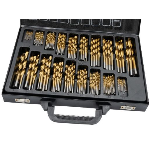 Set svrdla za metal DIN 338, 1 - 10 mm, 170 komada