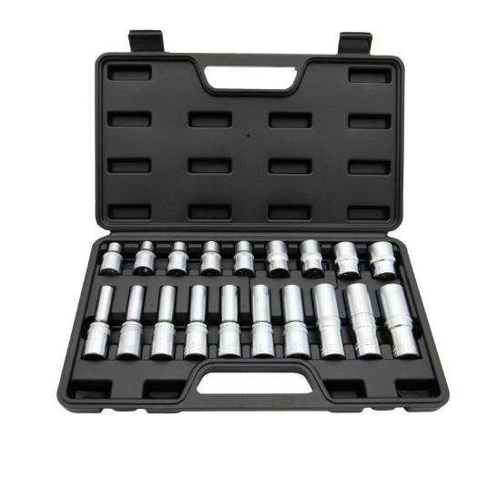 Set bitova E-Torx E8-E24 prihvat 1/2", 19 kom