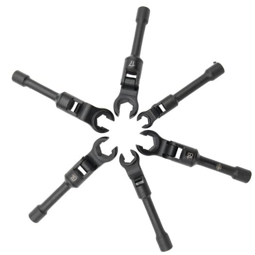 Set fleksibilnih ključeva s utičnicom za mlaznice dizela (12-19 mm)