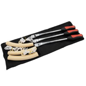 Pajser za gume i set zaštite za felge, 3-3 kom