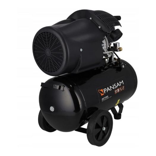Uljni kompresor, 2 cilindra V 50L, 2, 3kW, 412L/min. 8 bara