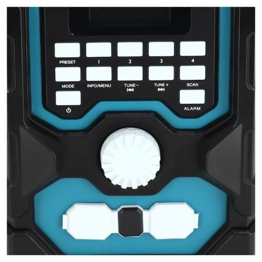 Radio DAB+ / FM, punjivi 18V, bluetooth, USB