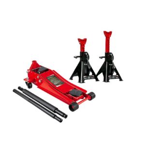 Set podna dizalica 2.5T i podmetači za vozila 3T