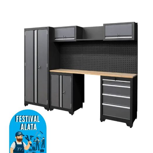Modularni sustav ormarić za radionice, 13-dijelni set