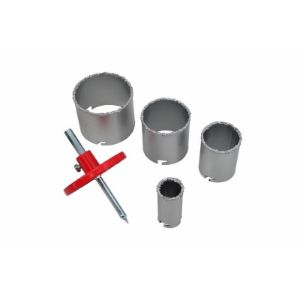 Set kruna za rupe od volframa, 6 kom