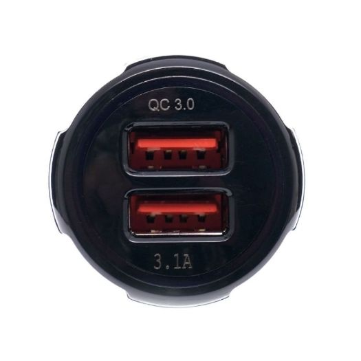 Auto punjač za brzo punjenje s 2 USB priključka