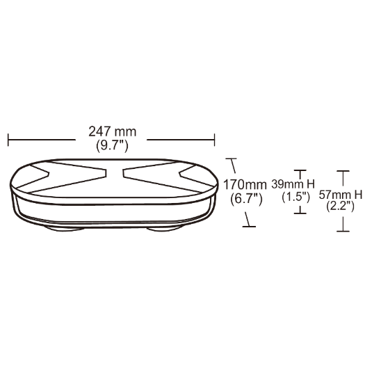 LED svjetlosna traka, magnetna, 247 mm