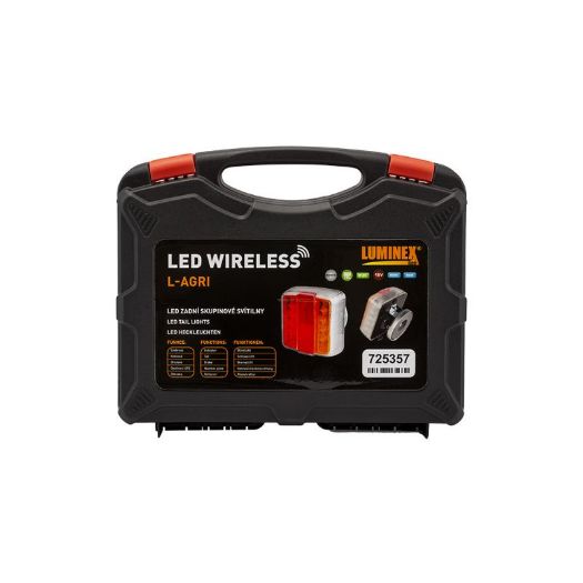 Set 2x LED magnetska stražnja svjetla, bežična, grupa lampi 2-komore, 12V + wifi