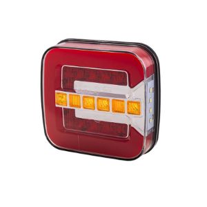 LED stražnje svjetlo 3-komore + dinamični indikator, 10-30V + 0,4 m kabel