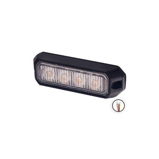 LED upozoravajuće svjetlo žuto, 9-33V + 0,3 m kabel