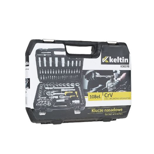 Set nasadnih ključeva 1/2", 1/4", 108 komada