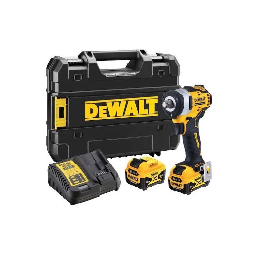 Akumulatorski udarni odvijač, 12 V, 1/2" 2x 5,0 Ah i punjač u TSTAK pakiranju