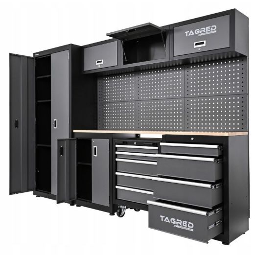 Modularni sustav ormarića za radionice, 7 ormarića