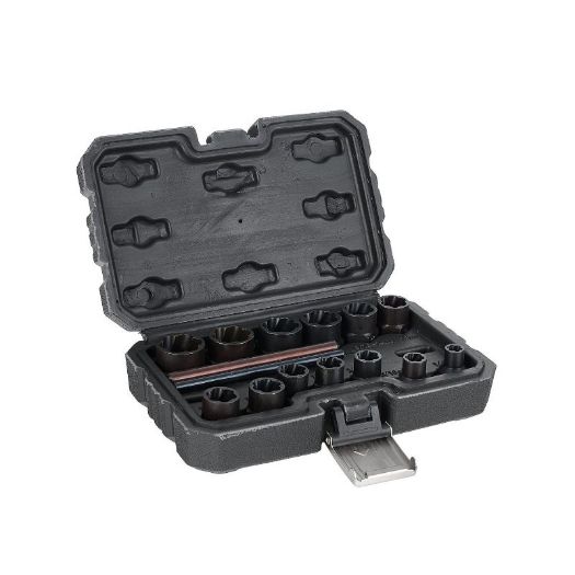 Set izvlakača vijaka 6-19 mm, 15 komada