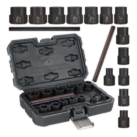 Set izvlakača vijaka 6-19 mm, 15 komada