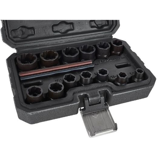 Set izvlakača vijaka 6-19 mm, 15 komada
