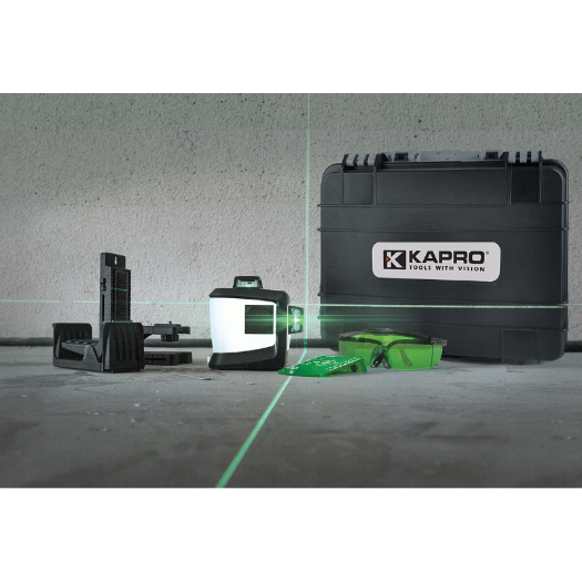 Zeleni 3D laserski nivelir, 360°