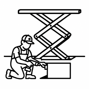 UGRADNJA UGRADBENE ŠKARASTE DIZALICE 