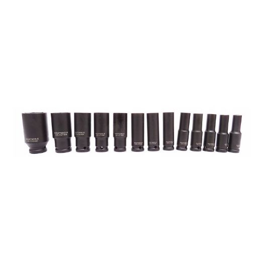 Set udarnih nasadnih ključeva 1/2" 10-30 mm