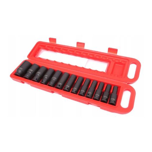 Set udarnih nasadnih ključeva 1/2" 10-30 mm