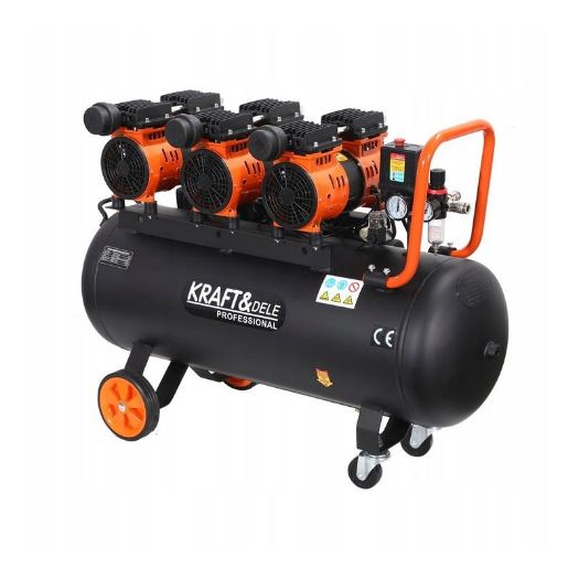 Bezuljni kompresor, 100L, 230 V, 8 bar, 3×1500 W