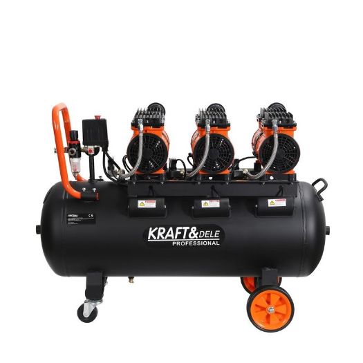 Bezuljni kompresor, 100L, 230 V, 8 bar, 3×1500 W