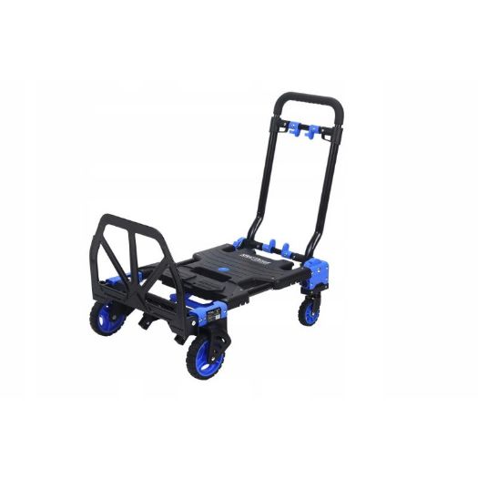 Protuklizna sklopiva kolica 2U1 s transportnom platformom, 150 kg