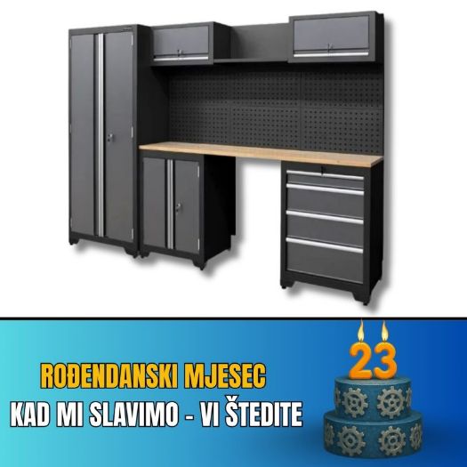 Modularni sustav ormarić za radionice, 13-dijelni set