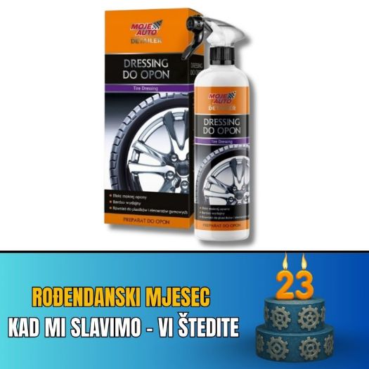 Sredstvo za održavanje i poliranje guma