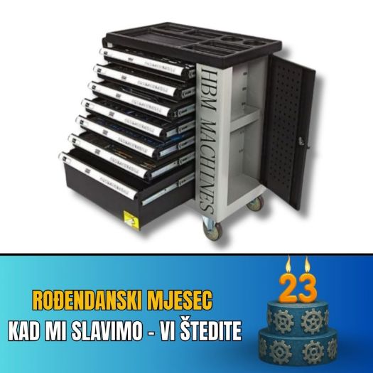 Premium kolica s 245 komada alata