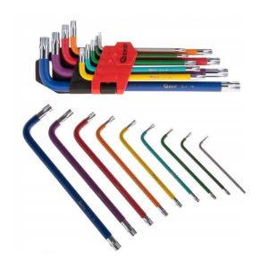 9-dijelni set Torx ključeva u boji, CrV materijal