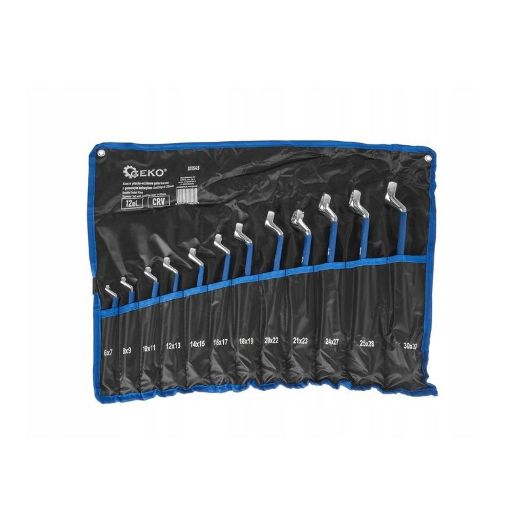 Set okastih ključeva s dvostrukim krajem i protukliznim slojem 6-32 mm, 12 komada