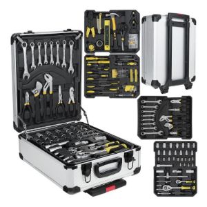 Set alata od 187 dijelova, aluminijski kovčeg