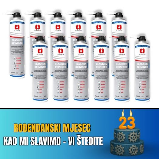 Elaskon čistač kočnica 600ml, 12 komada 