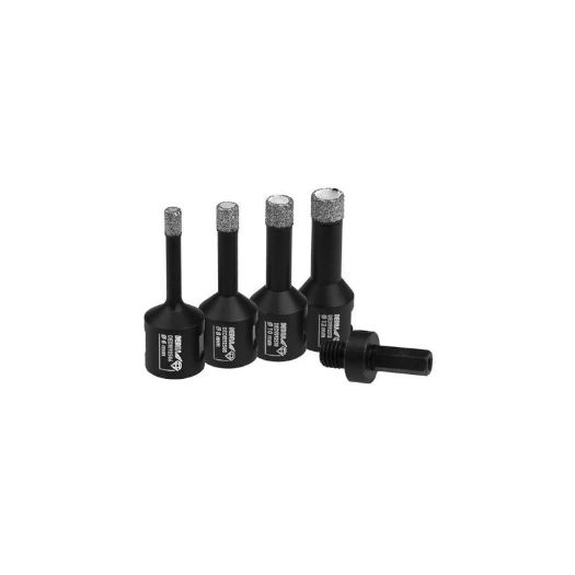 Set VB dijamantskih svrdla 6,8,10,12mm, HEX adapter