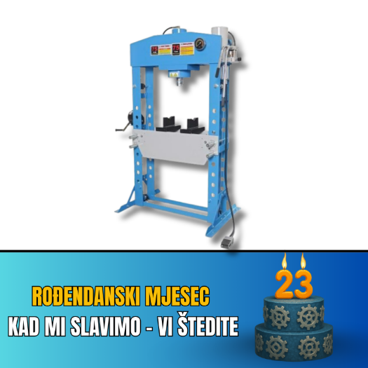 Pneumatsko - hidraulična preša, 75t 