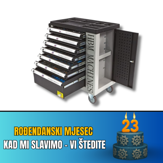 Premium kolica s 262 komada alata