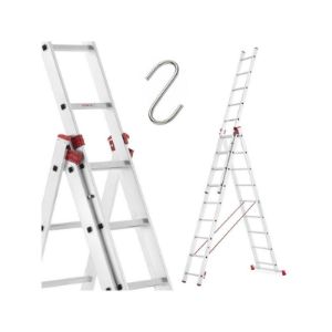 Aluminijske ljestve, univerzalne 3x9,m