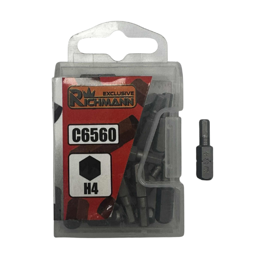 Set bit nastavaka HEX H-4 x 25mm 1/4"