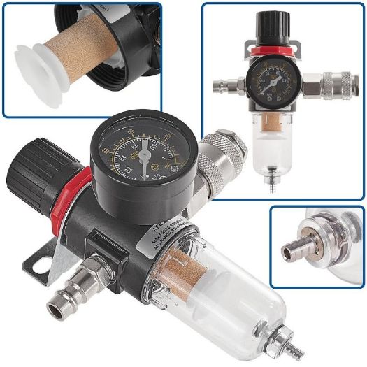 Regulator tlaka zraka s filterom za odvajanje vode 1/4"