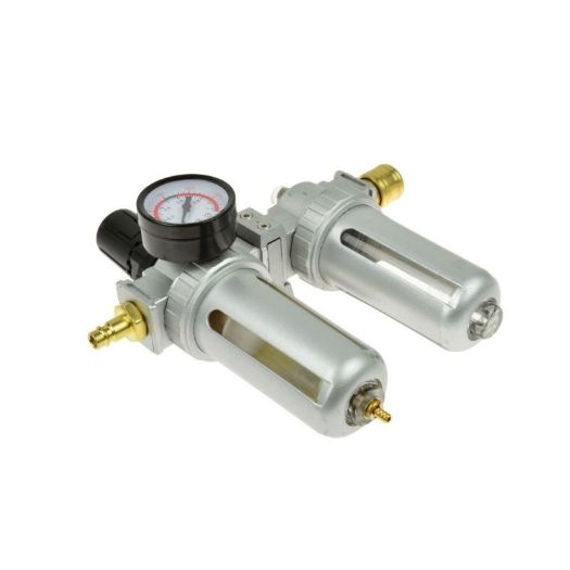 Regulator zračnog filtera i podmazivač 1/2" NPT s manometrom